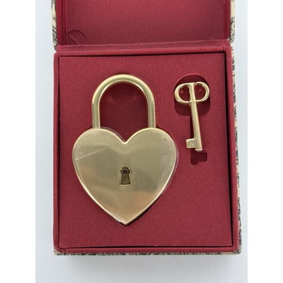 Christian Dior Padlock Charm Keychain 2023 Key and Lock Heart - Picture 3 of 7
